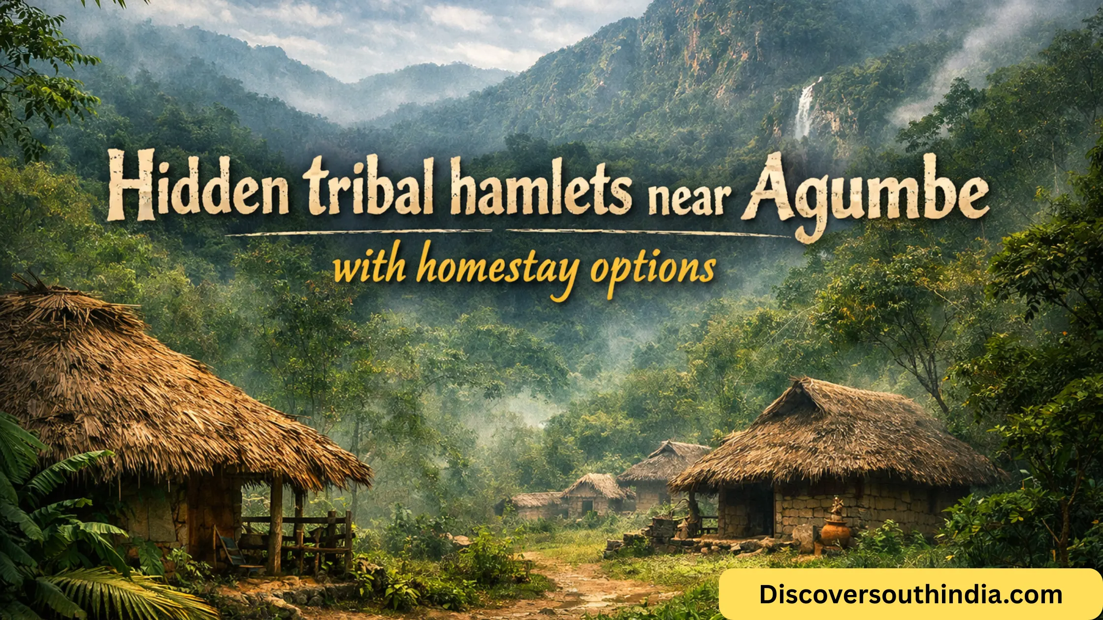 Hidden tribal hamlets near Agumbe with homestay options