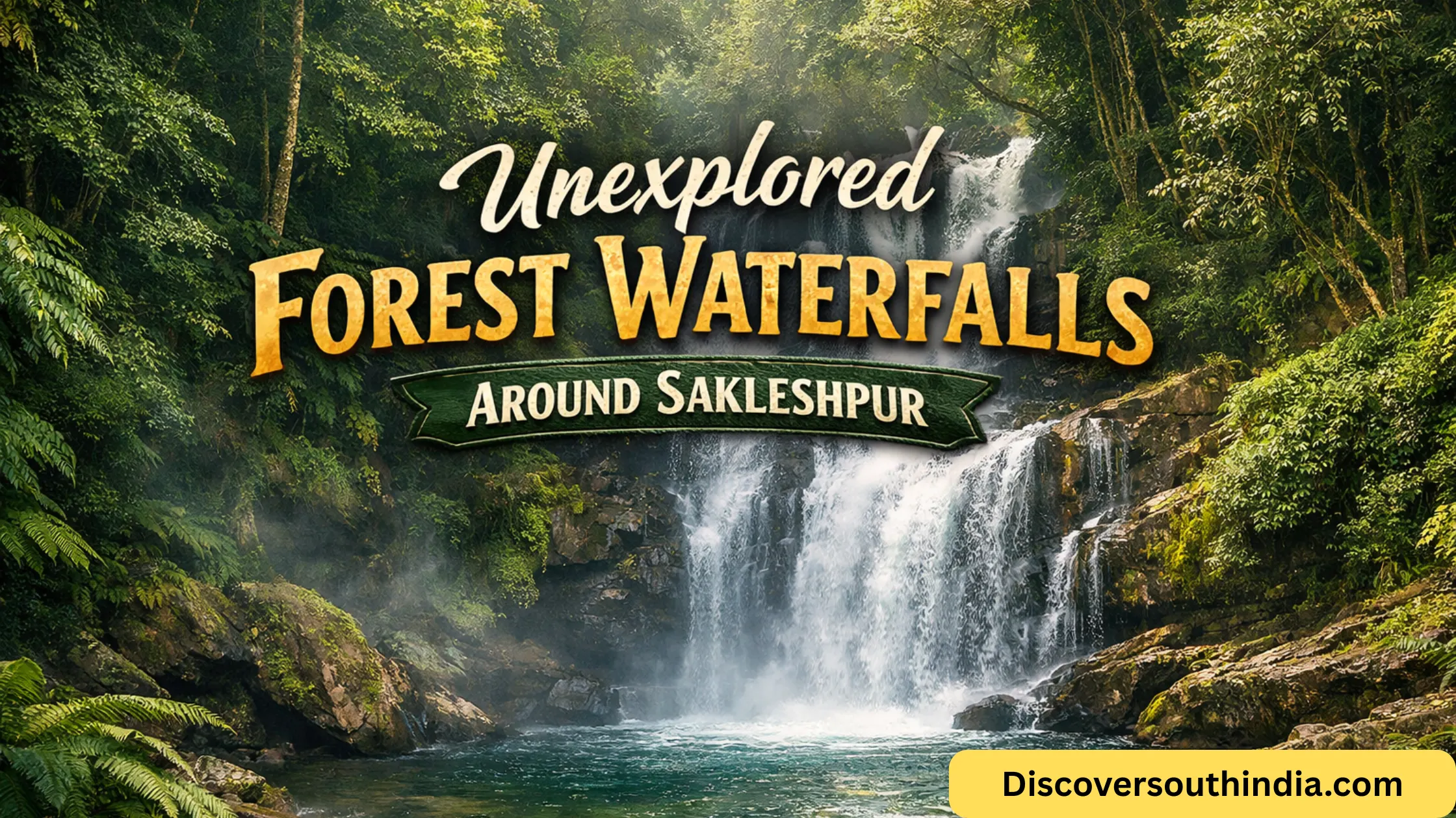 Unexplored forest waterfalls around Sakleshpur