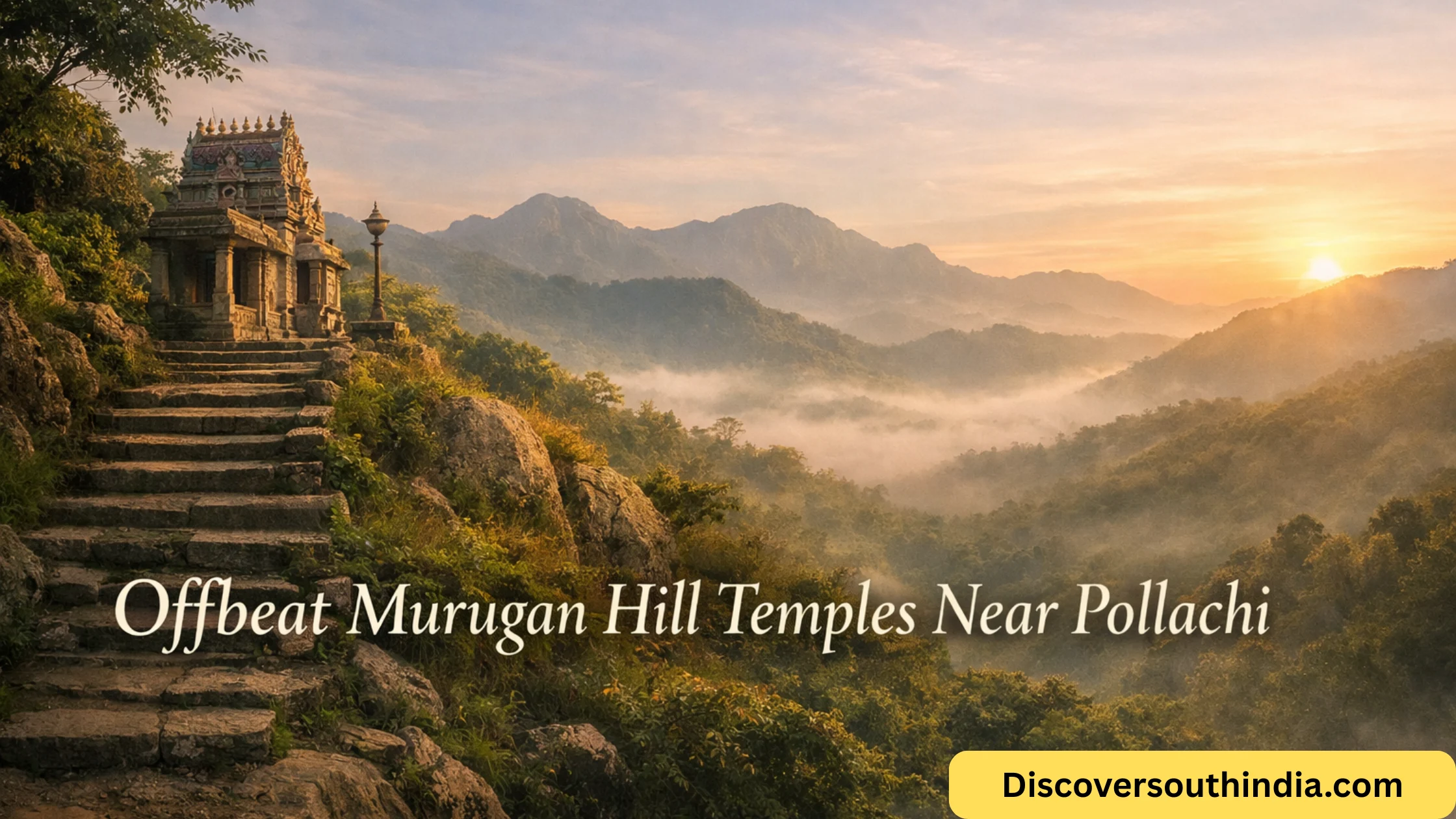 offbeat Murugan hill temples near Pollachi