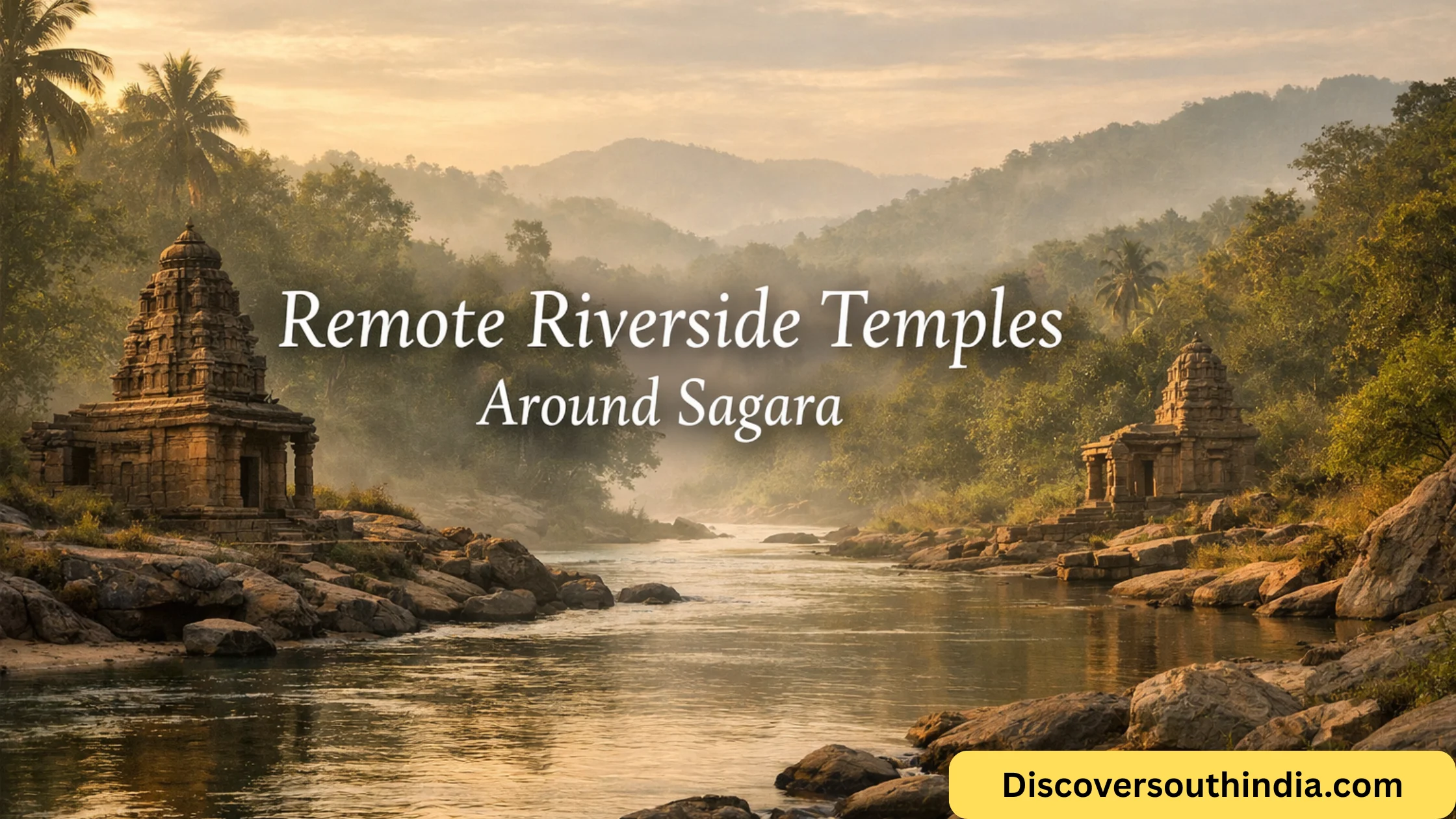 remote riverside temples around Sagara
