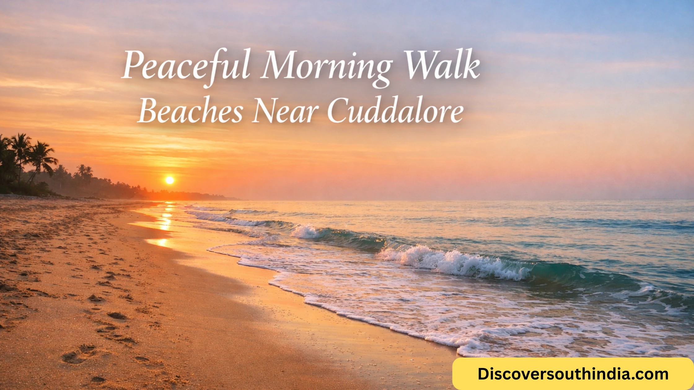 peaceful morning walk beaches near Cuddalore