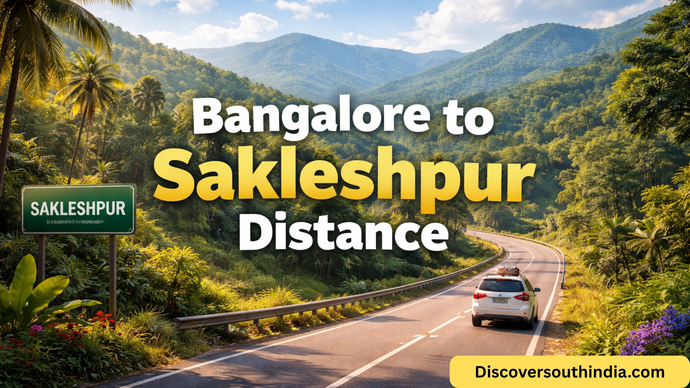 bangalore to sakleshpur distance