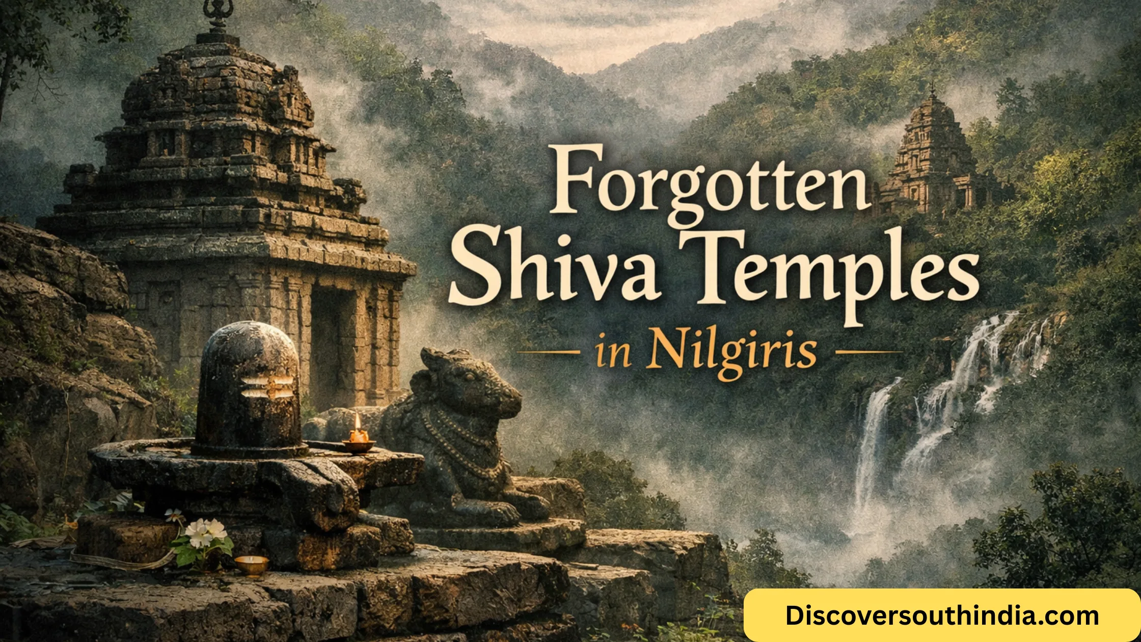 forgotten Shiva temples in Nilgiris
