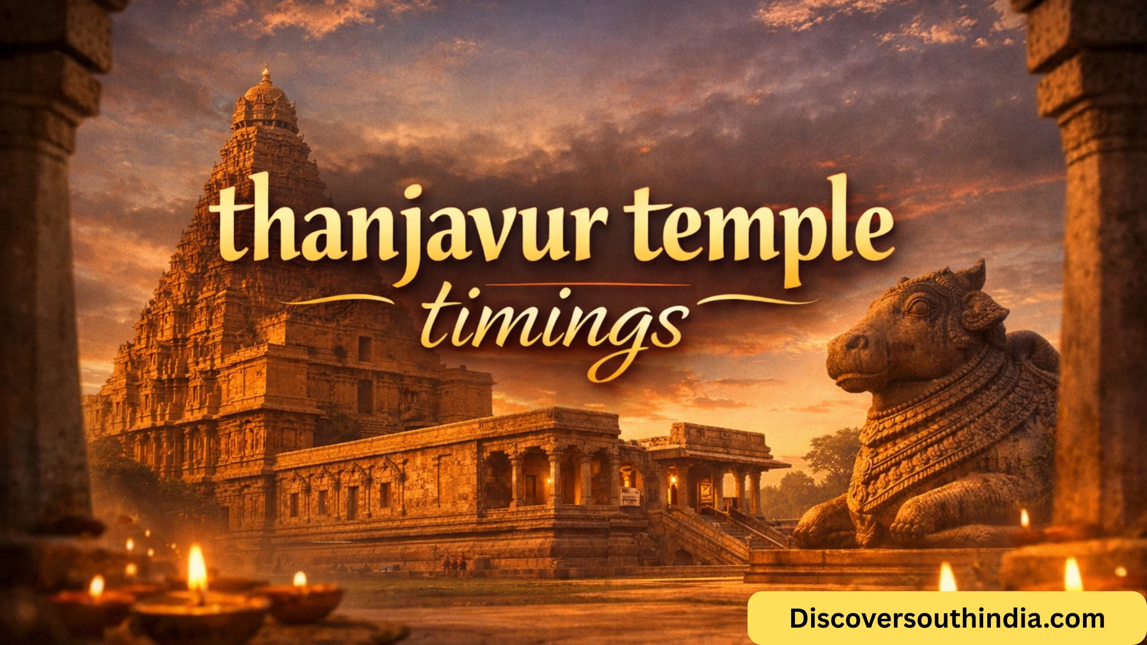 thanjavur temple timings