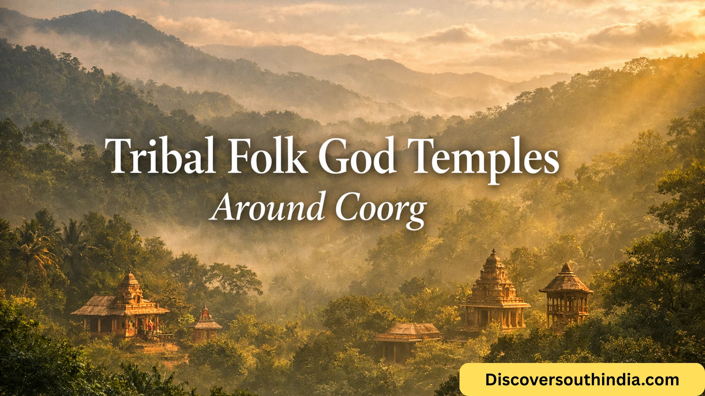 tribal folk god temples around Coorg
